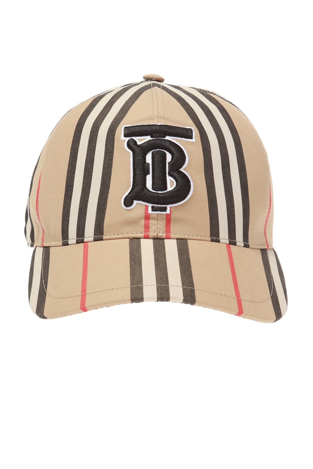 embroidered baseball cap Burberry - Beige Wool And Cachemire